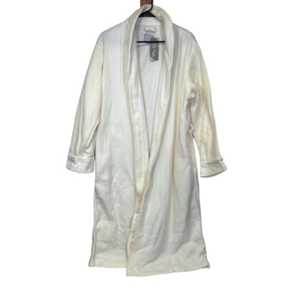 Ulta Beauty Off White Plush Cozy Long Robe Size S/M